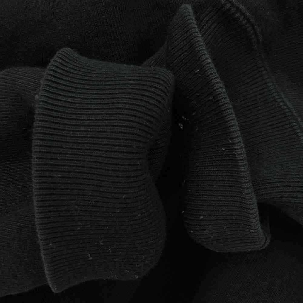 WTAPS ダブルタップス 23AW 232ATDT-CSM19 OBJ 01 SWEATER COTTON.BEAK バックプリント パッチ クルーネック スウェット ブラック系 3【中古】