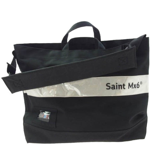 SAINT MICHAEL セントマイケル SM-A23-0000-062 Large Tote Bag ナイロン トートバック ラージ ブラック系【美品】【中古】