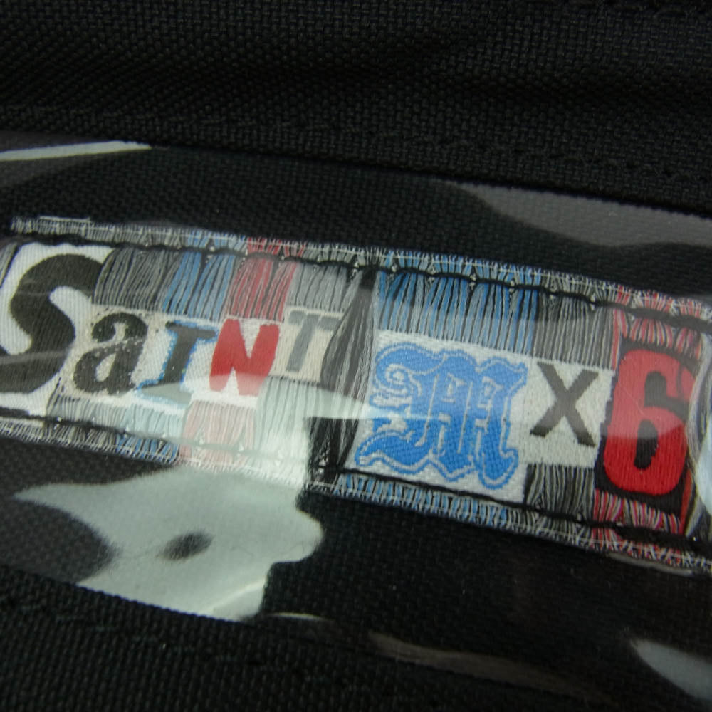 SAINT MICHAEL セントマイケル SM-A23-0000-062 Large Tote Bag ナイロン トートバック ラージ ブラック系【美品】【中古】