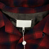 MAISON MARGIELA メゾンマルジェラ 23AW S67DT0010 × PENDLETON ペンドルトン 四つタグ オーバーサイズ チェック オープンカラー 長袖 シャツ レッド系 48【新古品】【未使用】【中古】
