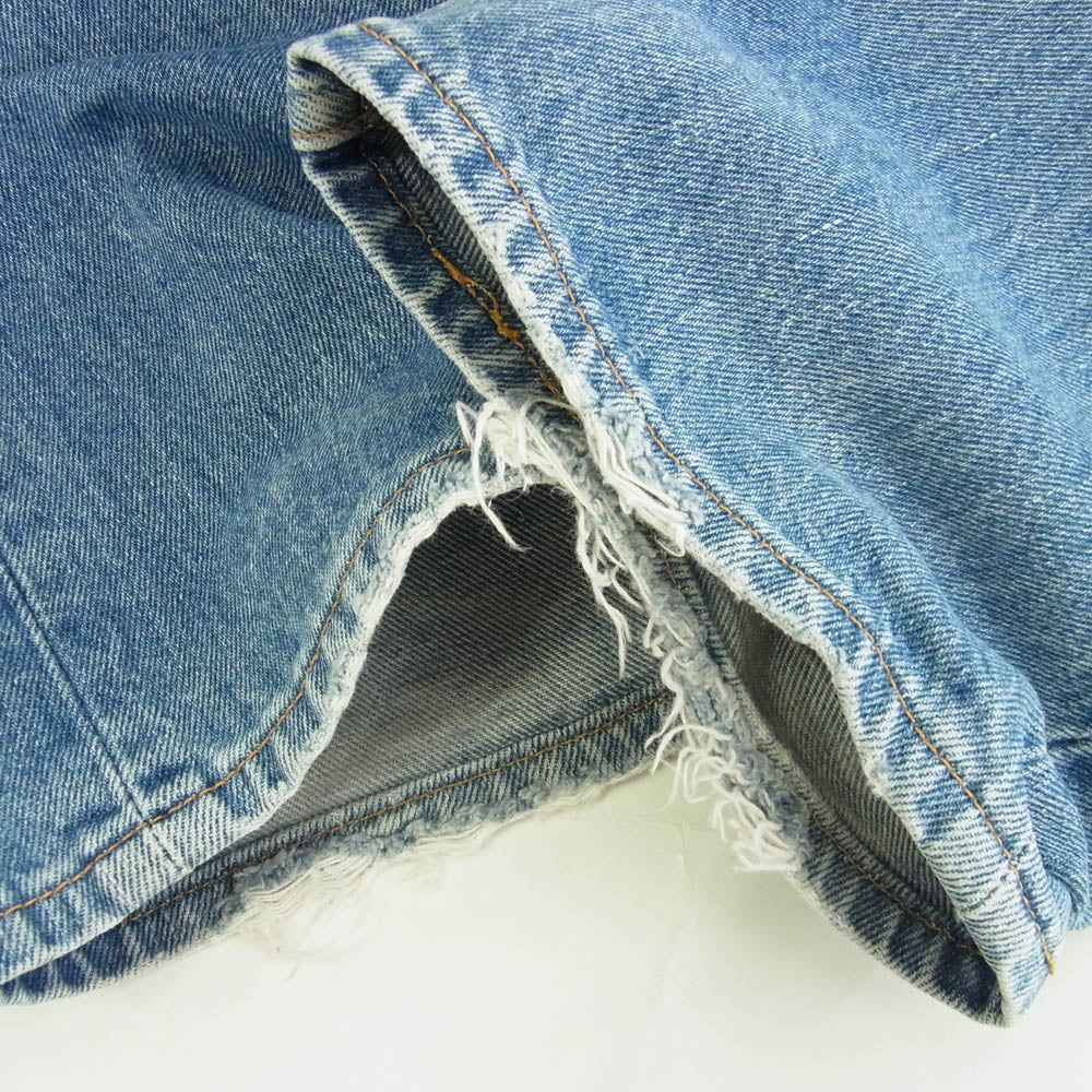 Levi's リーバイス USA製 90s 501 ボタン裏刻印501 デニム パンツ インディゴブルー系 W32【中古】