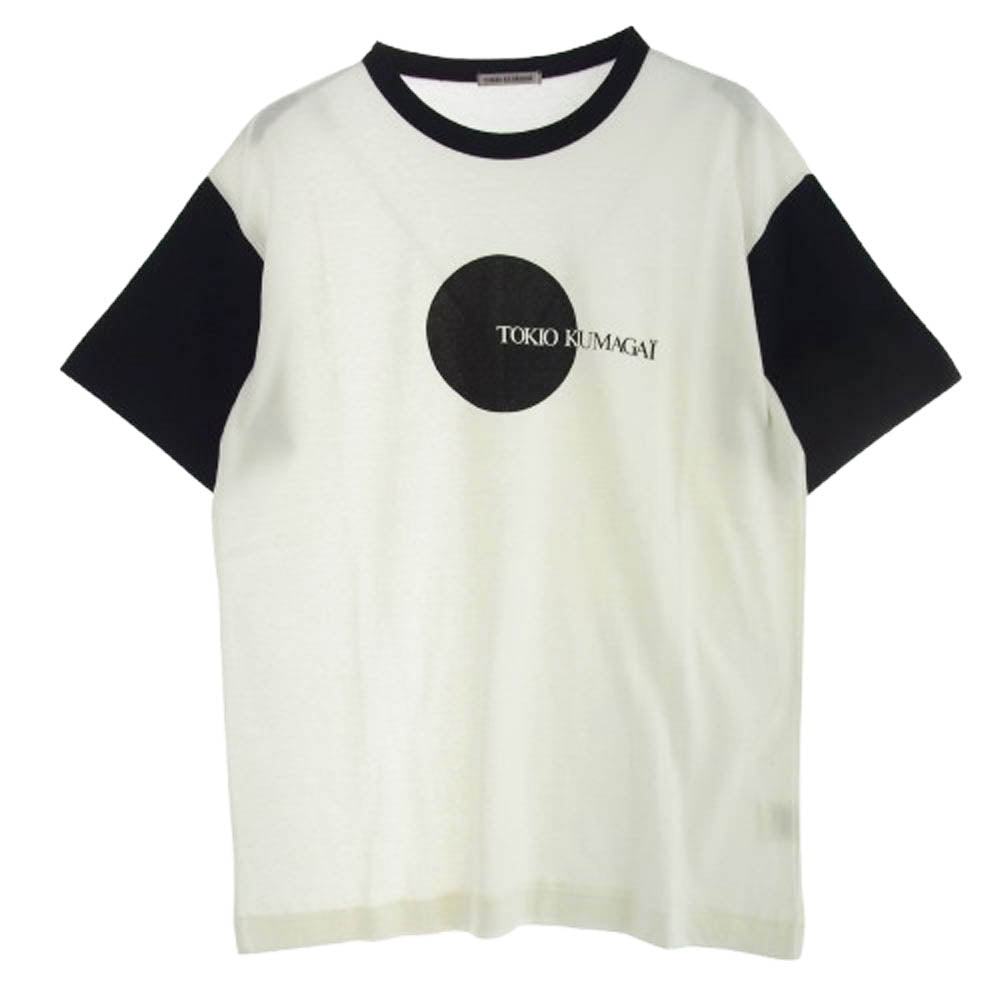 トキオクマガイ ロゴ 半袖 Tシャツ ホワイト系 M【中古】