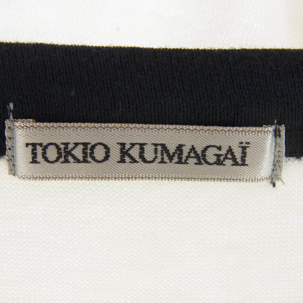 トキオクマガイ ロゴ 半袖 Tシャツ ホワイト系 M【中古】