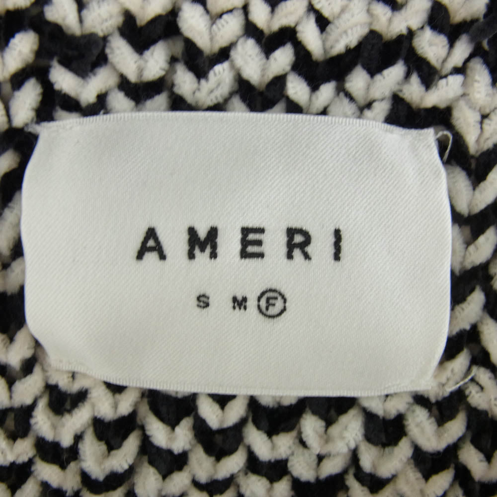 アメリ 1920131030 SHOUJI BRAID KNIT ニット セーター ホワイト系 ブラック系 F【中古】