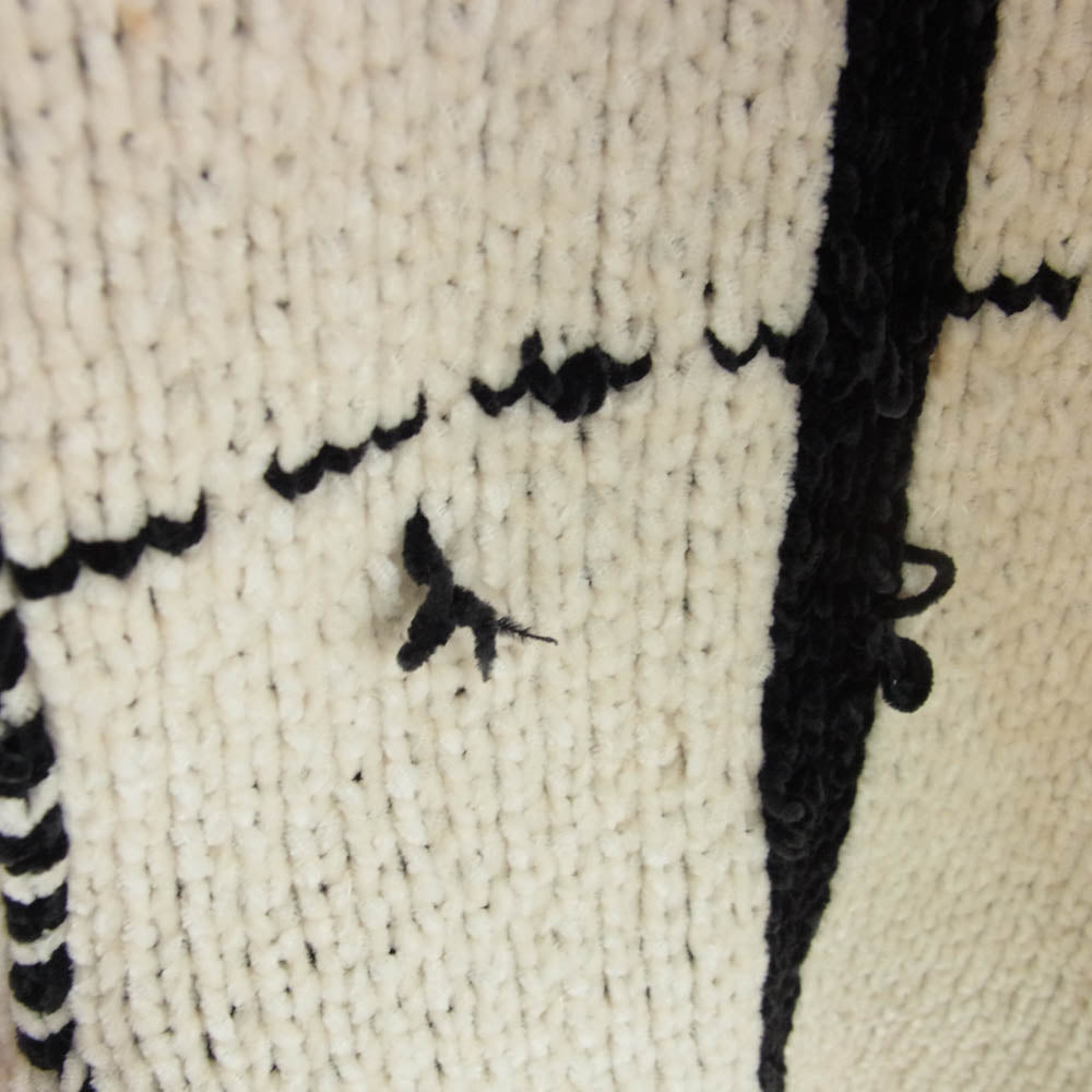 アメリ 1920131030 SHOUJI BRAID KNIT ニット セーター ホワイト系 ブラック系 F【中古】