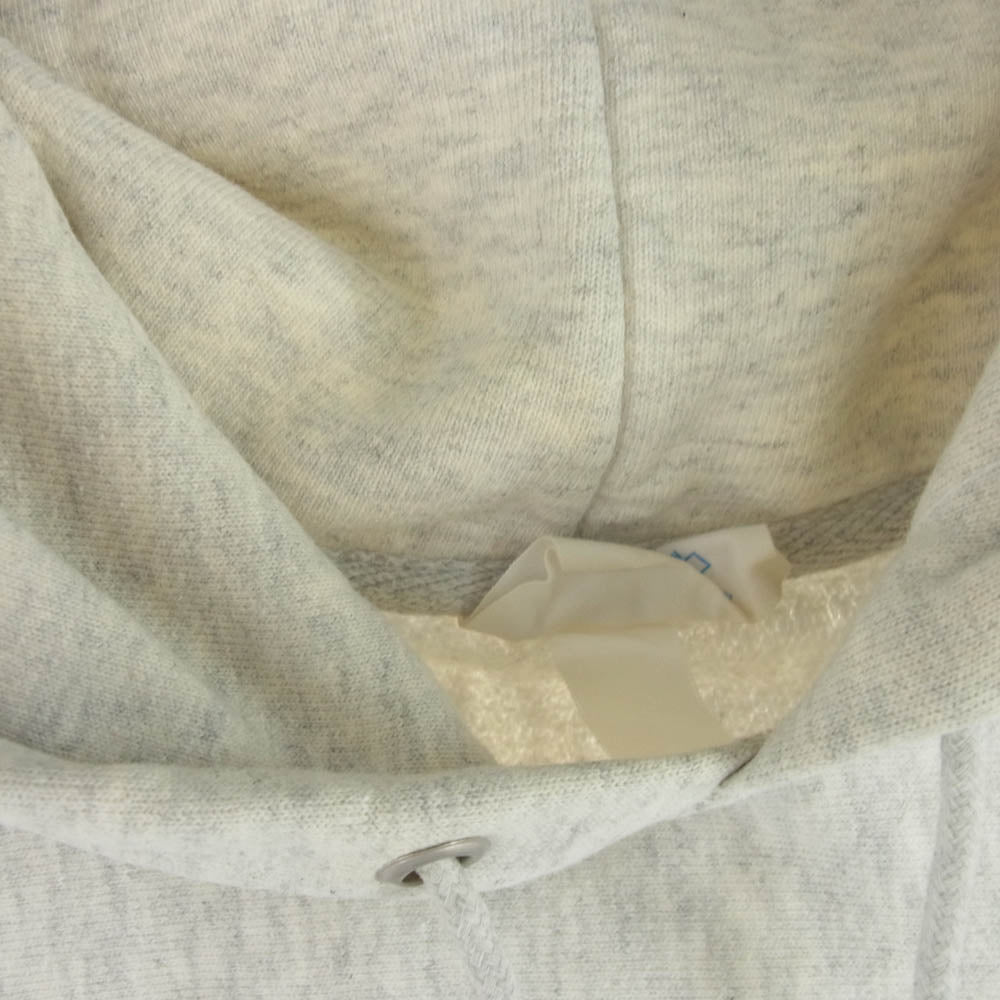 Champion チャンピオン 青タグ 復刻 REVERSE WEAVE リバースウィーブ カレッジ プリント パーカー グレー系 JPN/L【中古】