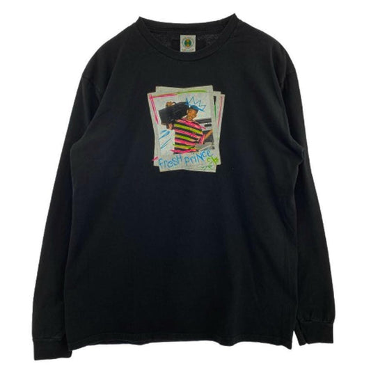 クロスカラーズ ウィル スミス プリント Tシャツ ブラック系 L【中古】