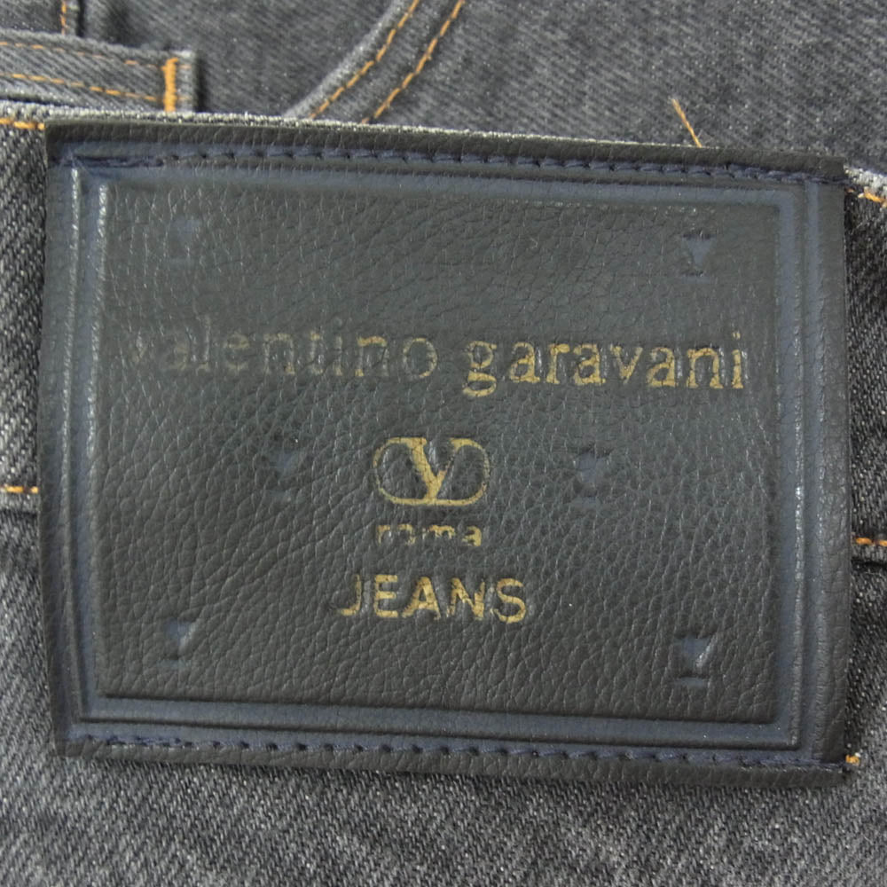 VALENTINO ヴァレンティノ VALENTINO GARAVANI ヴァレンティノ・ガラヴァーニ ストレート デニムパンツ ブラック系 30【中古】