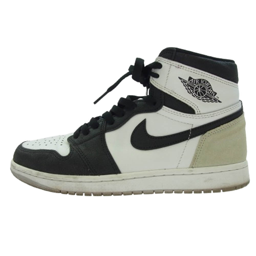 NIKE ナイキ Air Jordan 1 High OG Bleached Coral エアジョーダン 1 ハイ OG ブリーチド コーラル スニーカー ホワイト系 ブラック系 26cm【中古】