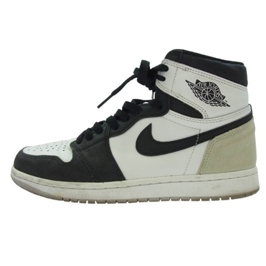 NIKE ナイキ Air Jordan 1 High OG Bleached Coral エアジョーダン 1 ハイ OG ブリーチド コーラル スニーカー ホワイト系 ブラック系 26cm【中古】