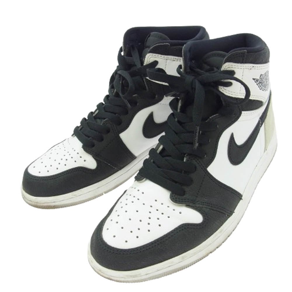 NIKE ナイキ Air Jordan 1 High OG Bleached Coral エアジョーダン 1 ハイ OG ブリーチド コーラル スニーカー ホワイト系 ブラック系 26cm【中古】