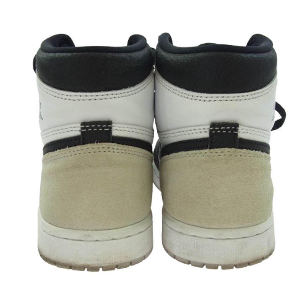 NIKE ナイキ Air Jordan 1 High OG Bleached Coral エアジョーダン 1 ハイ OG ブリーチド コーラル スニーカー ホワイト系 ブラック系 26cm【中古】
