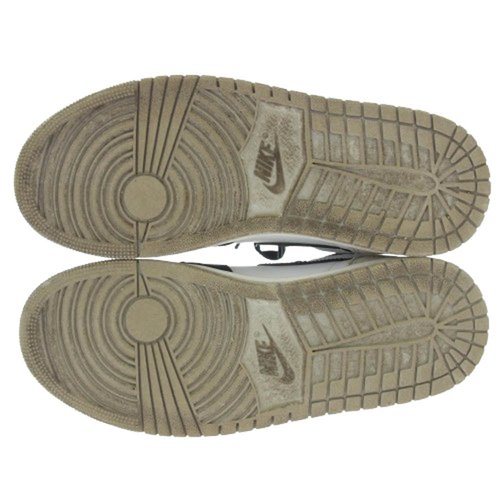 NIKE ナイキ Air Jordan 1 High OG Bleached Coral エアジョーダン 1 ハイ OG ブリーチド コーラル スニーカー ホワイト系 ブラック系 26cm【中古】