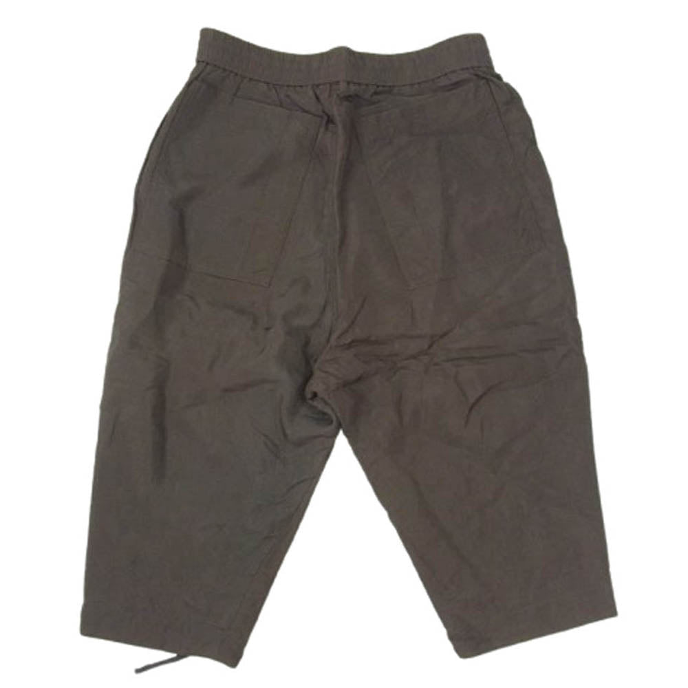 JULIUS ユリウス 10AW キュプラ ツイル アンクル イージー ショート パンツ ショーツ カーキ系 2【中古】