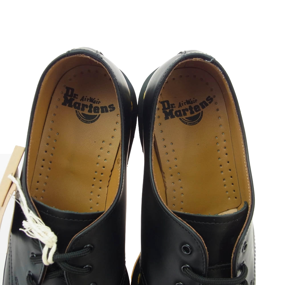 Dr.Martens ドクターマーチン 1461 3 ホール レザー シューズ ブラック系 UK8【新古品】【未使用】【中古】