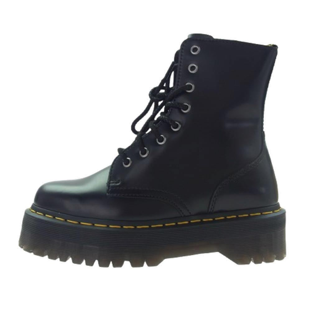 Dr.Martens ドクターマーチン JADON 8ホール レザー ブーツ ブラック系 UK6【極上美品】【中古】