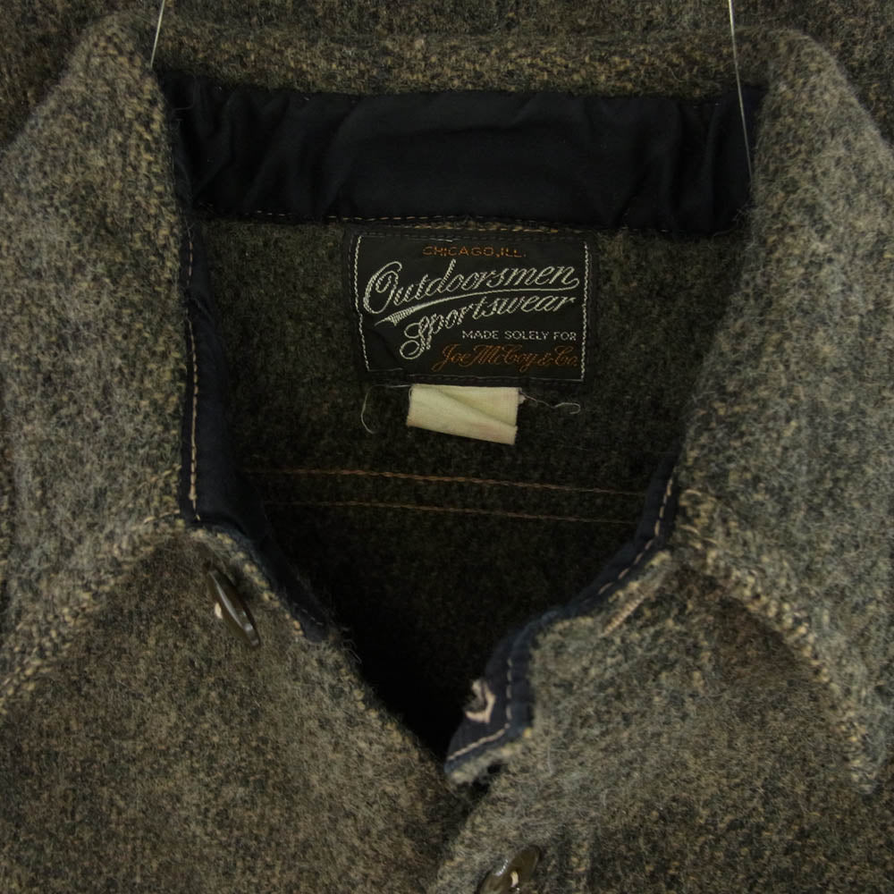 The REAL McCOY'S ザリアルマッコイズ Lot 11 Joe McCOY ウール 長袖 ワーク シャツ マルチカラー系 15【中古】