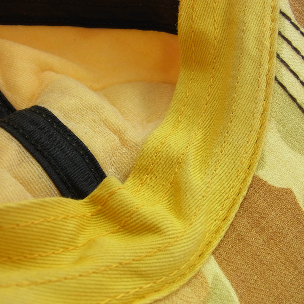 TOY'S McCOY トイズマッコイ 世田谷ベース U.S.MARINES ワッペン 刺繍 迷彩 カモフラ メッシュ キャップ イエロー系【中古】