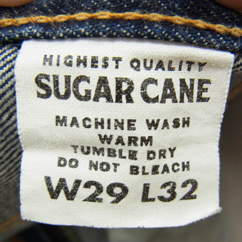 SUGAR CANE シュガーケーン 1966 モデル 14oz Denim スタンダード デニム パンツ インディゴブルー系 229【中古】