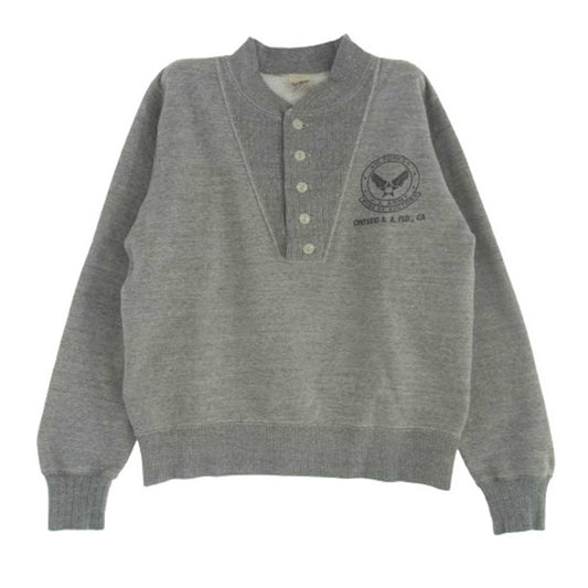 Buzz Rickson's バズリクソンズ U.S AIR FORCE ヘンリーネック スウェット シャツ グレー系 S【中古】