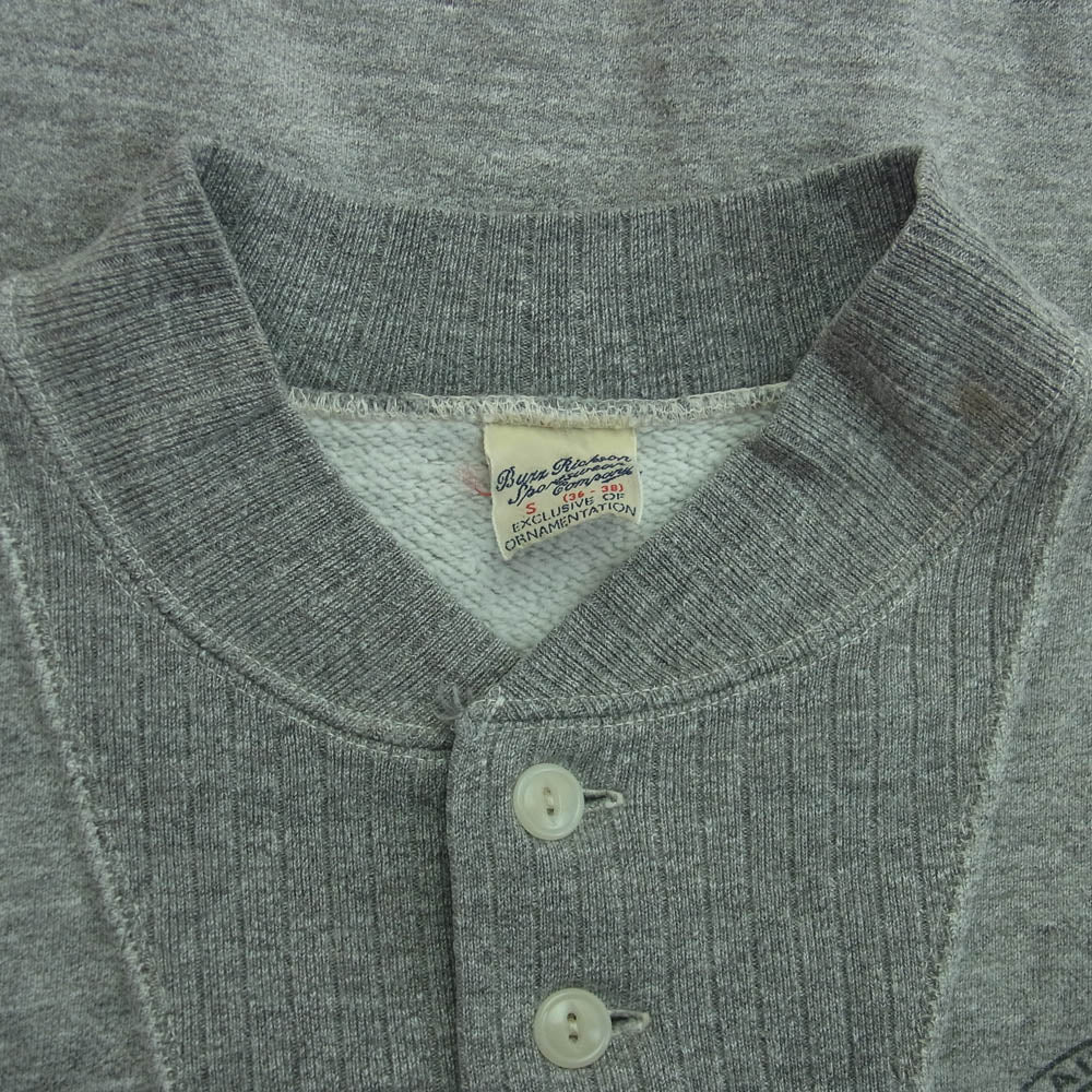 Buzz Rickson's バズリクソンズ U.S AIR FORCE ヘンリーネック スウェット シャツ グレー系 S【中古】