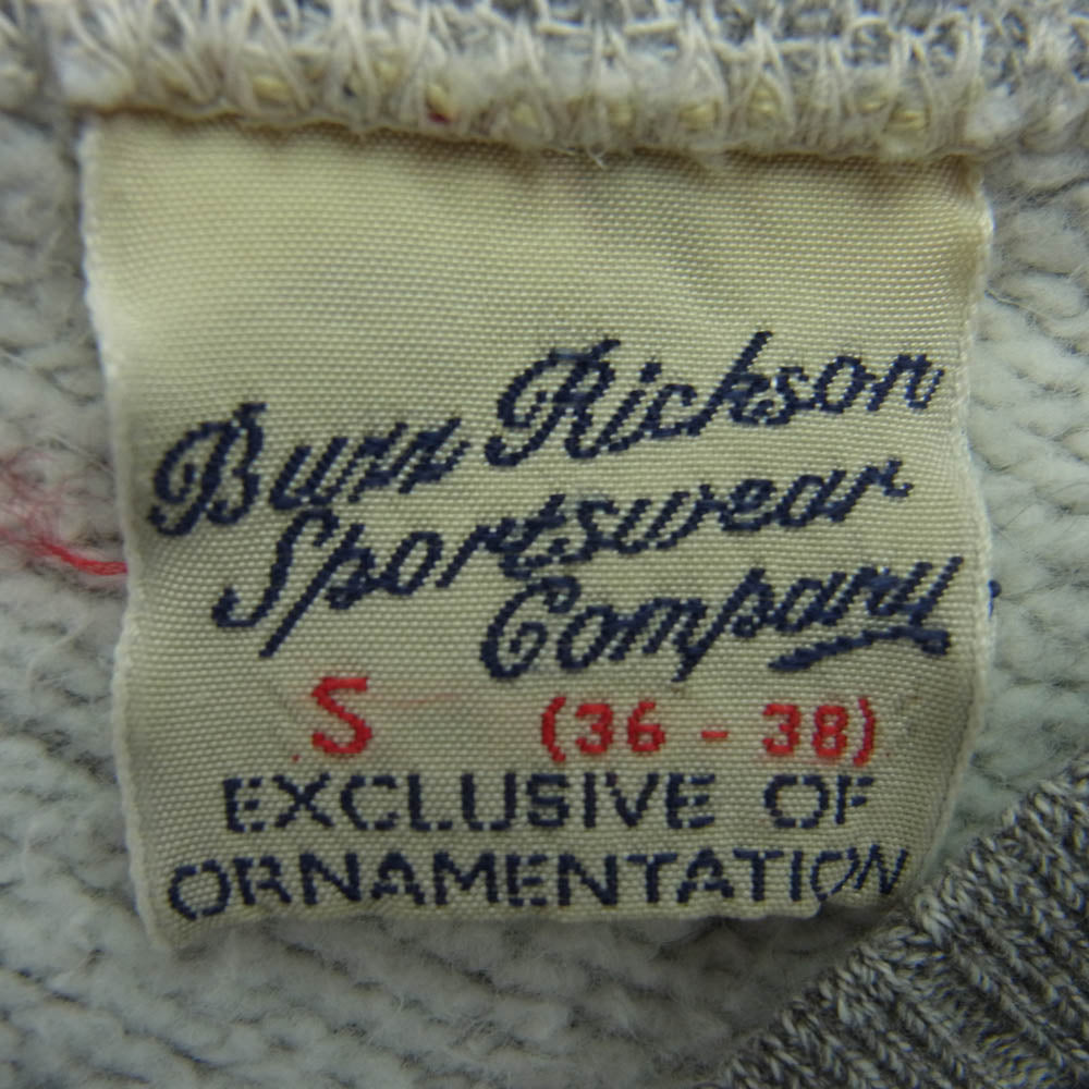 Buzz Rickson's バズリクソンズ U.S AIR FORCE ヘンリーネック スウェット シャツ グレー系 S【中古】