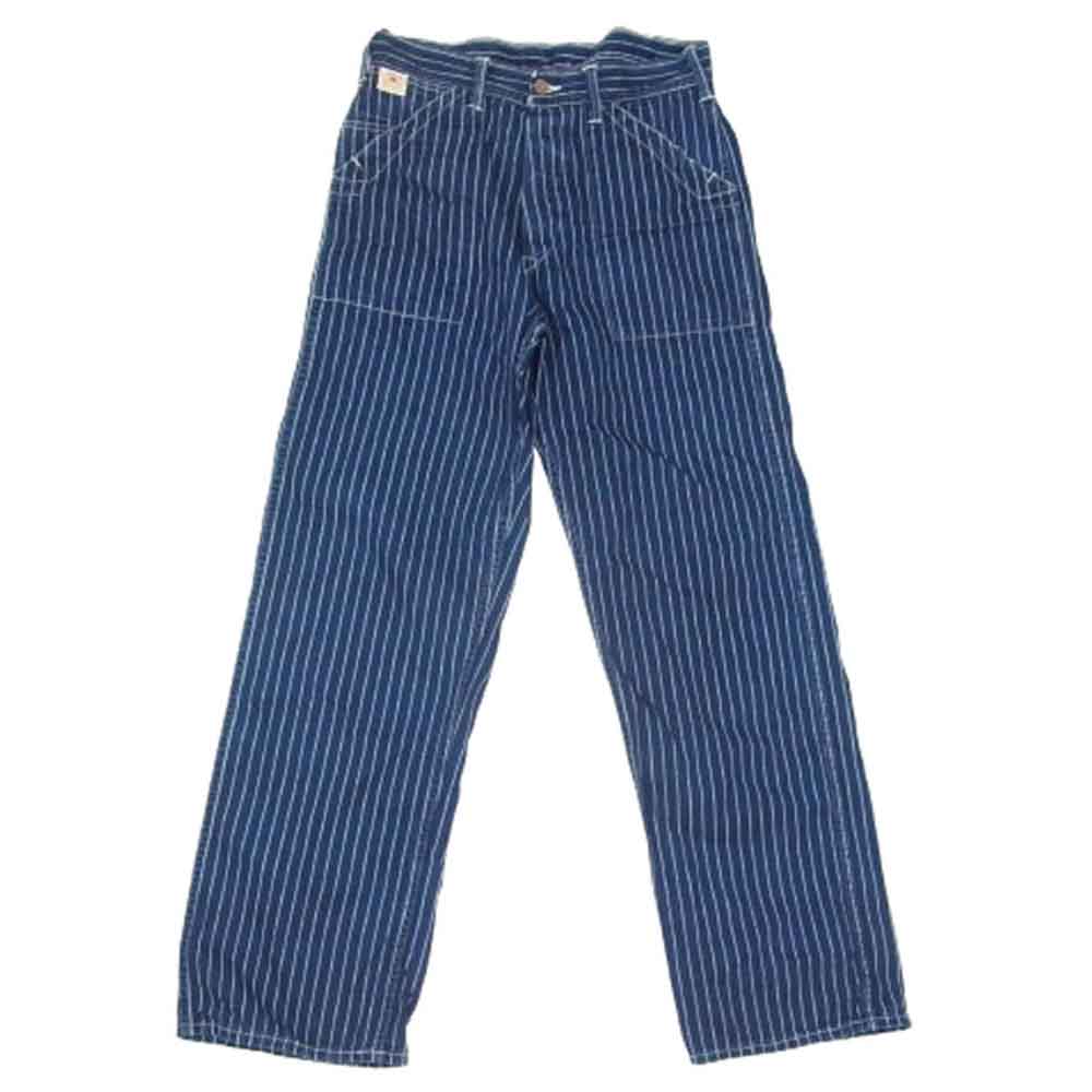 SUGAR CANE シュガーケーン SC40786 9oz WABASH STRIPE ENGINEER PANTS ウォバッシュ エンジニア パンツ ネイビー系 30【中古】
