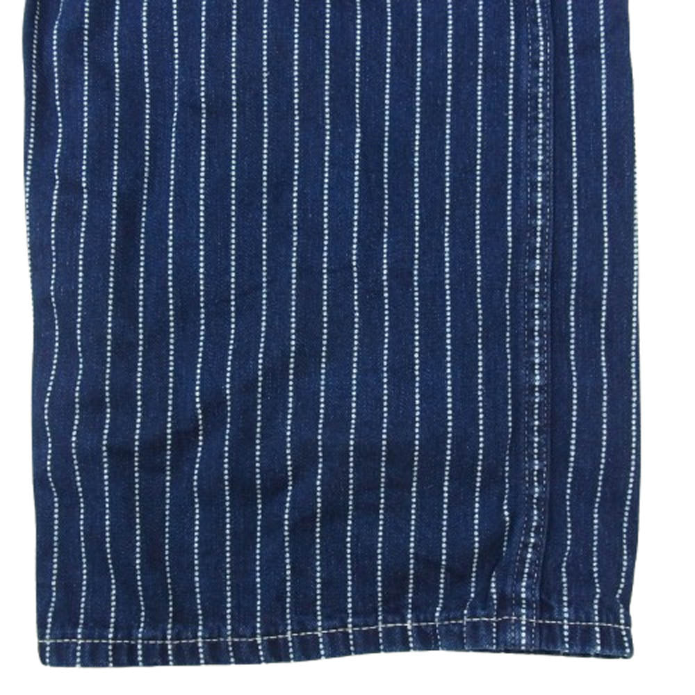 SUGAR CANE シュガーケーン SC40786 9oz WABASH STRIPE ENGINEER PANTS ウォバッシュ エンジニア パンツ ネイビー系 30【中古】