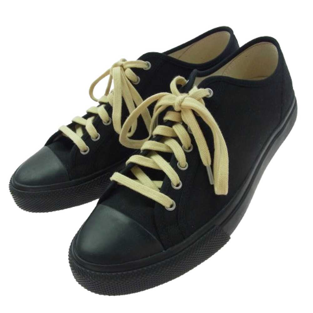 RRL ダブルアールエル MARRFTW0CT20004 キャンバス ローカット スニーカー ブラック系 11D【新古品】【未使用】【中古】