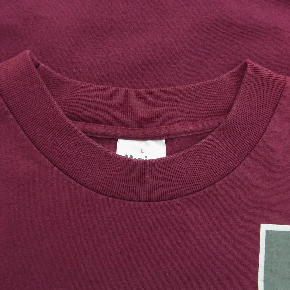 ヴィンテージ ヴィンテージ USA製 90s Murina タグ KORN バンド シングルステッチ 半袖 Tシャツ ワインレッド系 L【中古】