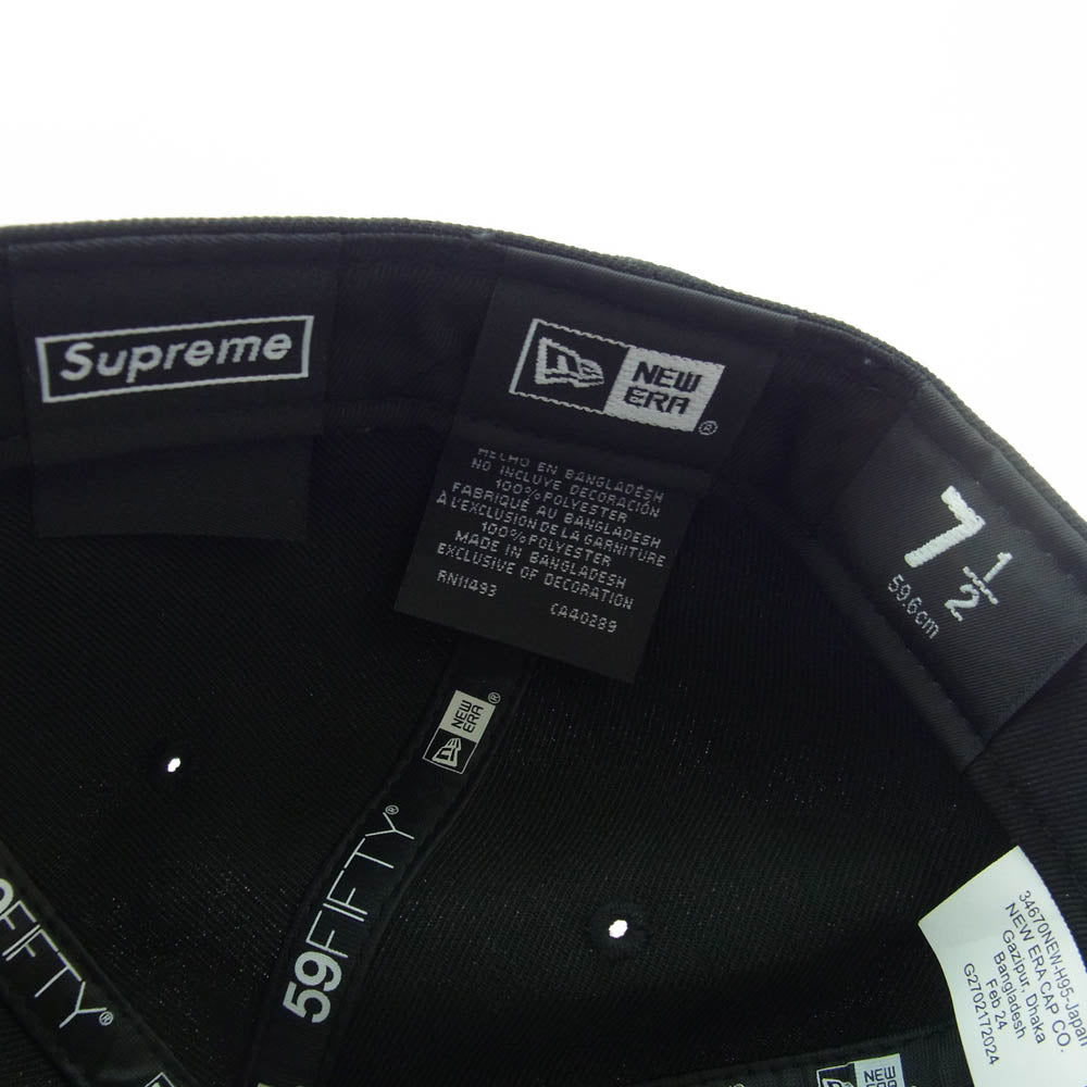 Supreme シュプリーム 24SS Futura New Era Cap フーチュラ ニューエラ キャップ ブラック系【中古】