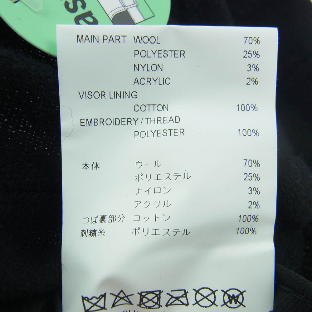 WTAPS ダブルタップス 242NENED-HT01 NEW ERA 9TWENTY CAP ウール フランネル キャップ ブラック系 X 00【美品】【中古】