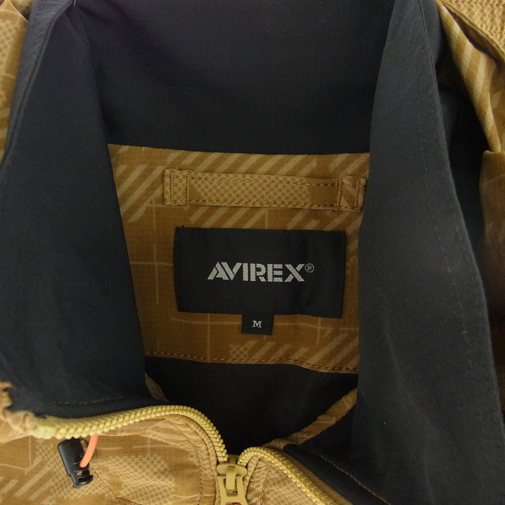 AVIREX アヴィレックス CWU FUTURE COMMAND ミリタリー ジャケット ブラウン系 M【中古】