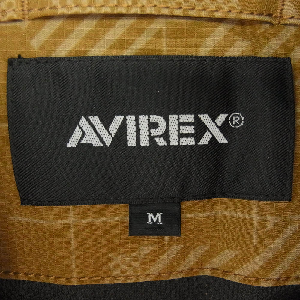 AVIREX アヴィレックス CWU FUTURE COMMAND ミリタリー ジャケット ブラウン系 M【中古】