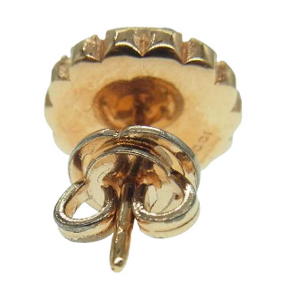 GUCCI グッチ ダブルG フラワー スタッズ ピアス ゴールド系【中古】