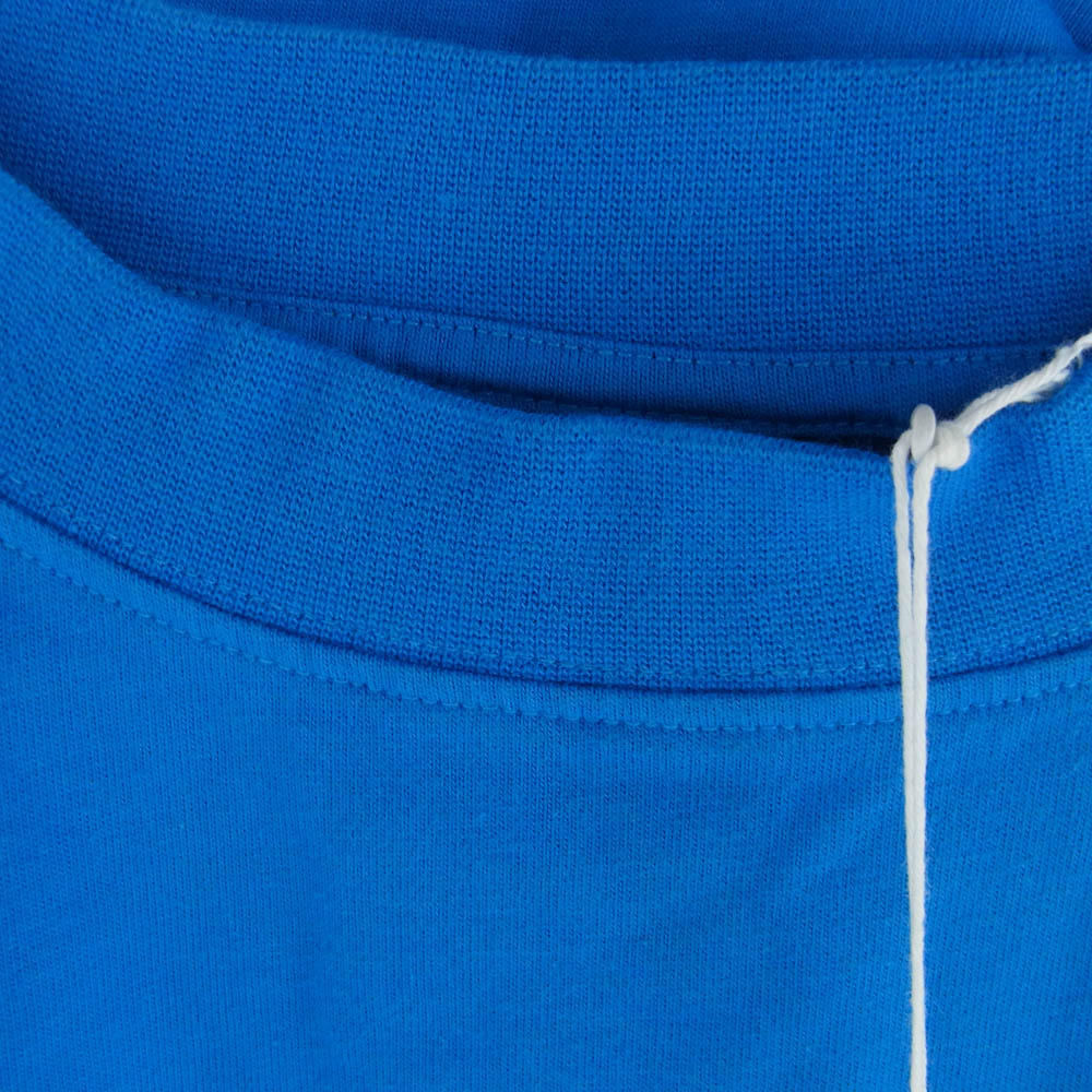 BALENCIAGA バレンシアガ 23SS 739101 TNVA6 × adidas アディダス Stripe Tee 3ストライプ ロゴプリント オーバーサイズ 半袖 Tシャツ ブルー系 3【極上美品】【中古】