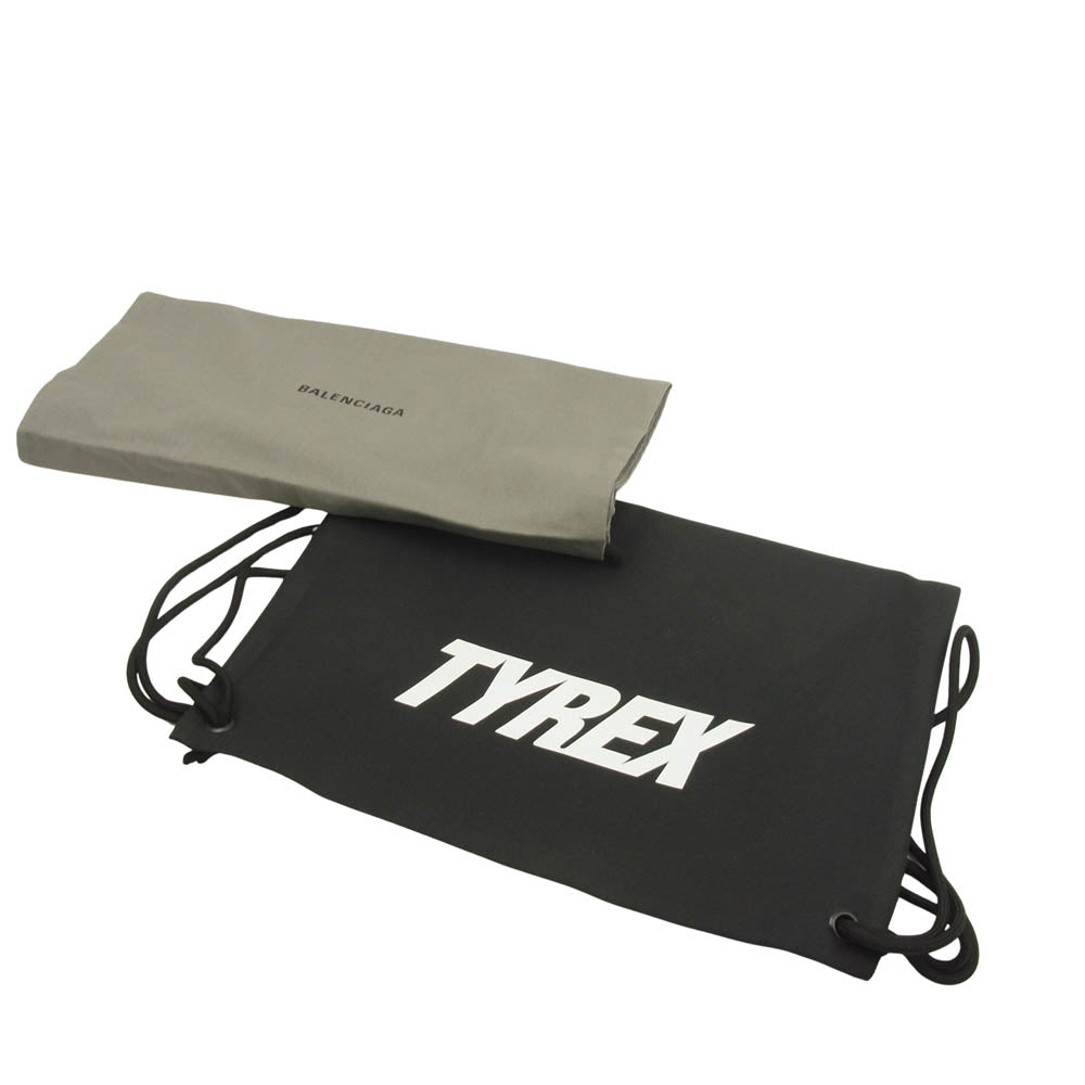 BALENCIAGA バレンシアガ 617535 W2CB1 Tyrex タイレックス バイカラー ローカット スニーカー ブラック系 ホワイト系 41【美品】【中古】