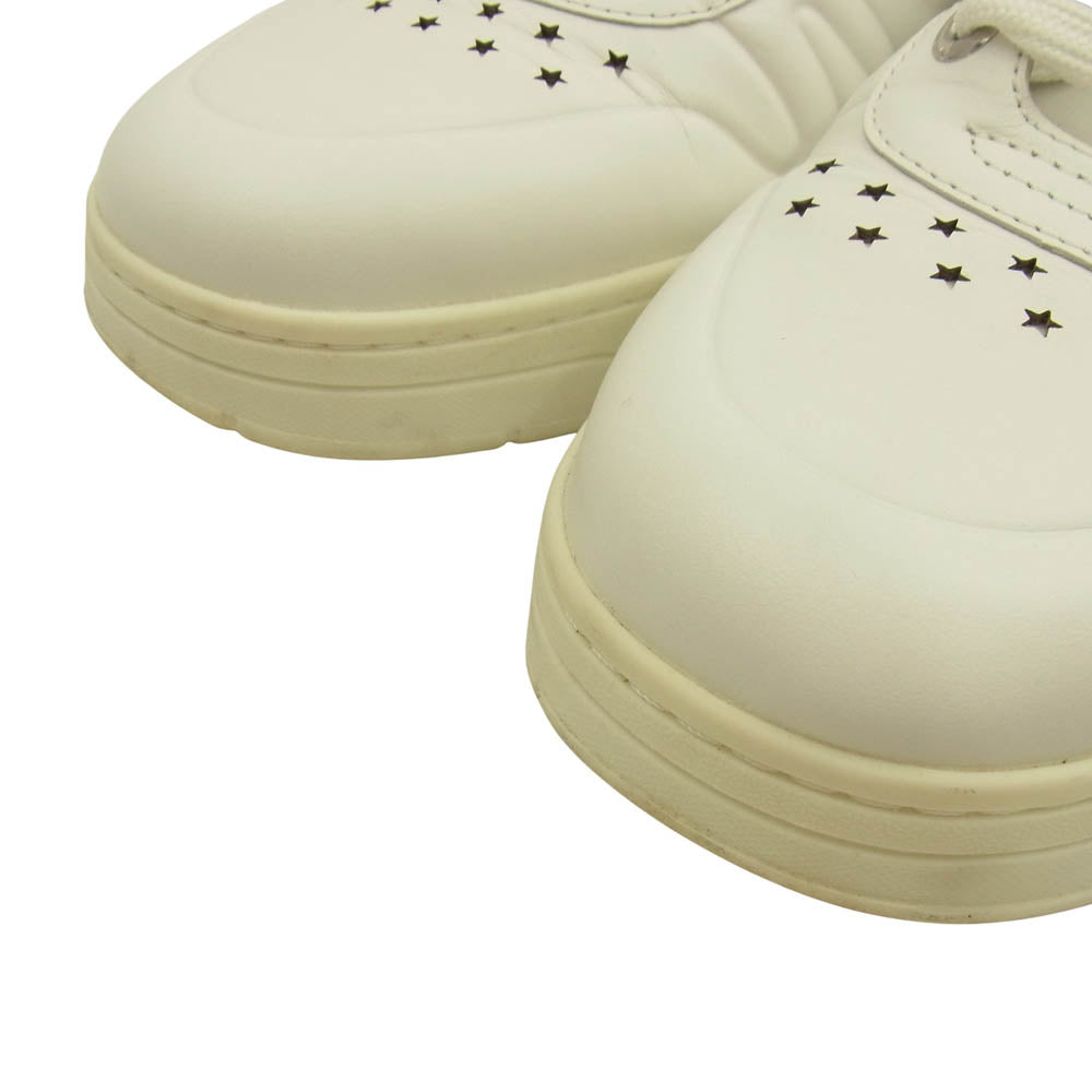 JIMMY CHOO ジミーチュウ HAWAII/M ハワイ スター ローカット スニーカー ホワイト系 42【中古】