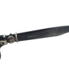 CHROME HEARTS クロムハーツ（原本無） 銀座店購入印字入り冊子付属 度入り GITTIN ANY-II BS フレア テンプル スクエア 眼鏡 アイウェア ブラック系【中古】