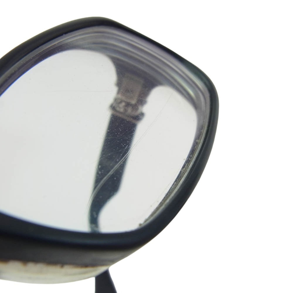 CHROME HEARTS クロムハーツ（原本無） 銀座店購入印字入り冊子付属 度入り GITTIN ANY-II BS フレア テンプル スクエア 眼鏡 アイウェア ブラック系【中古】