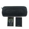 CHROME HEARTS クロムハーツ（原本無） 銀座店購入印字入り冊子付属 度入り GITTIN ANY-II BS フレア テンプル スクエア 眼鏡 アイウェア ブラック系【中古】