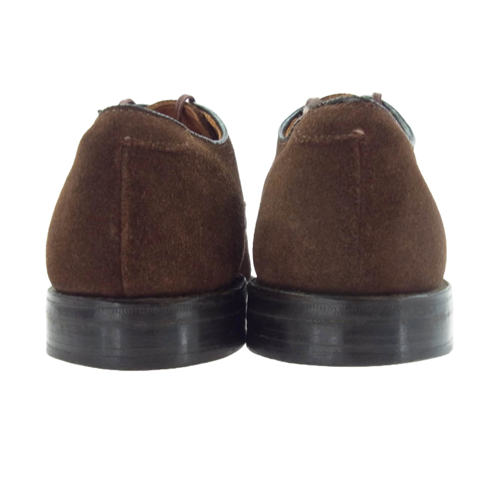 ALLEN EDMONDS アレンエドモンズ 42481 Byron パンチキャップトゥ スエード レザーシューズ ブラウン系 7【中古】