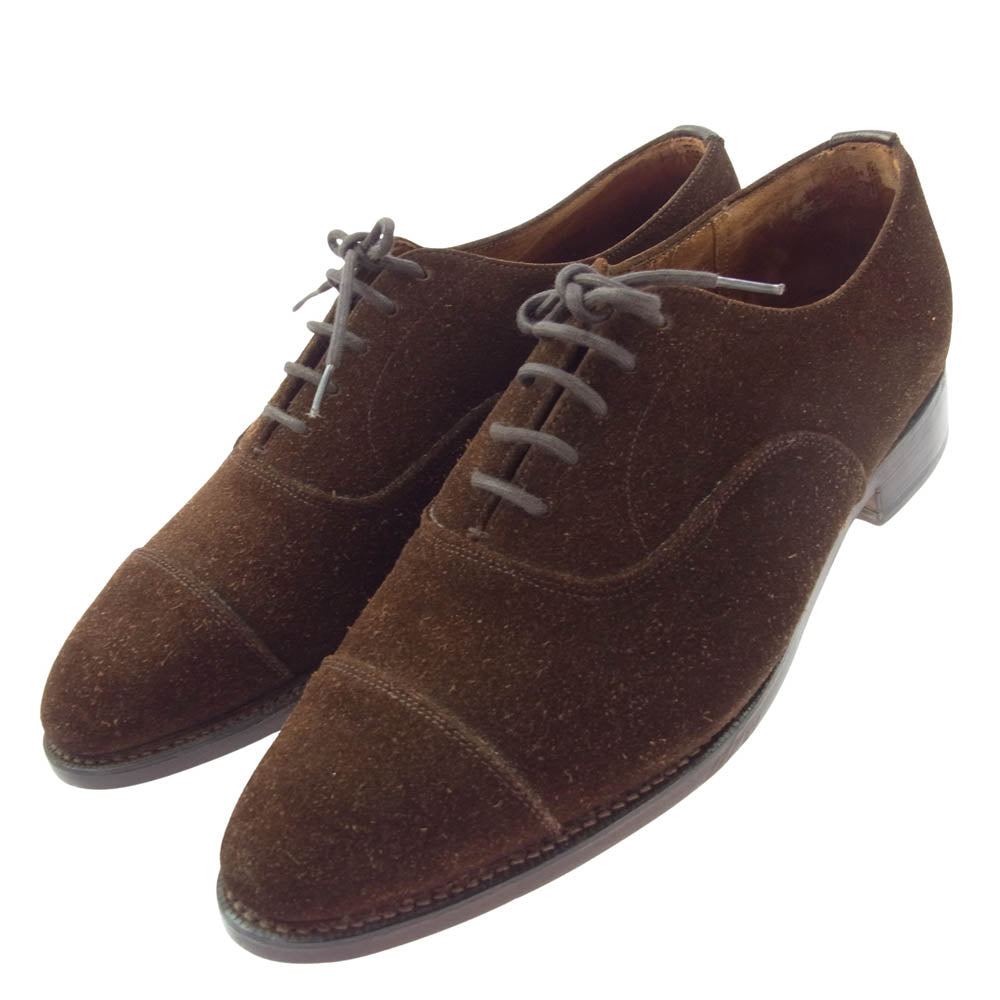 CHURCH'S チャーチ × YANAGIYA ヤナギヤ CONSUL コンサル ストレートチップ スエード レザーシューズ ブラウン系 7【中古】