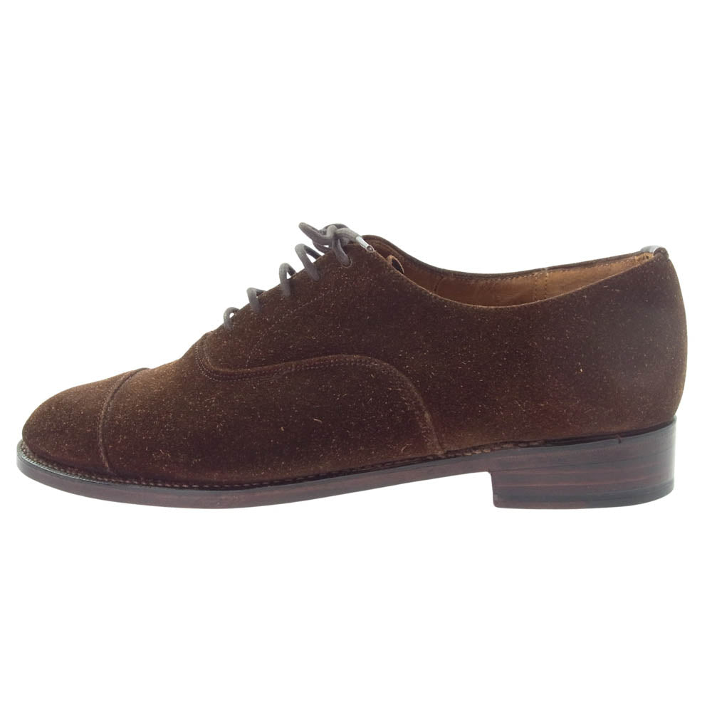 CHURCH'S チャーチ × YANAGIYA ヤナギヤ CONSUL コンサル ストレートチップ スエード レザーシューズ ブラウン系 7【中古】