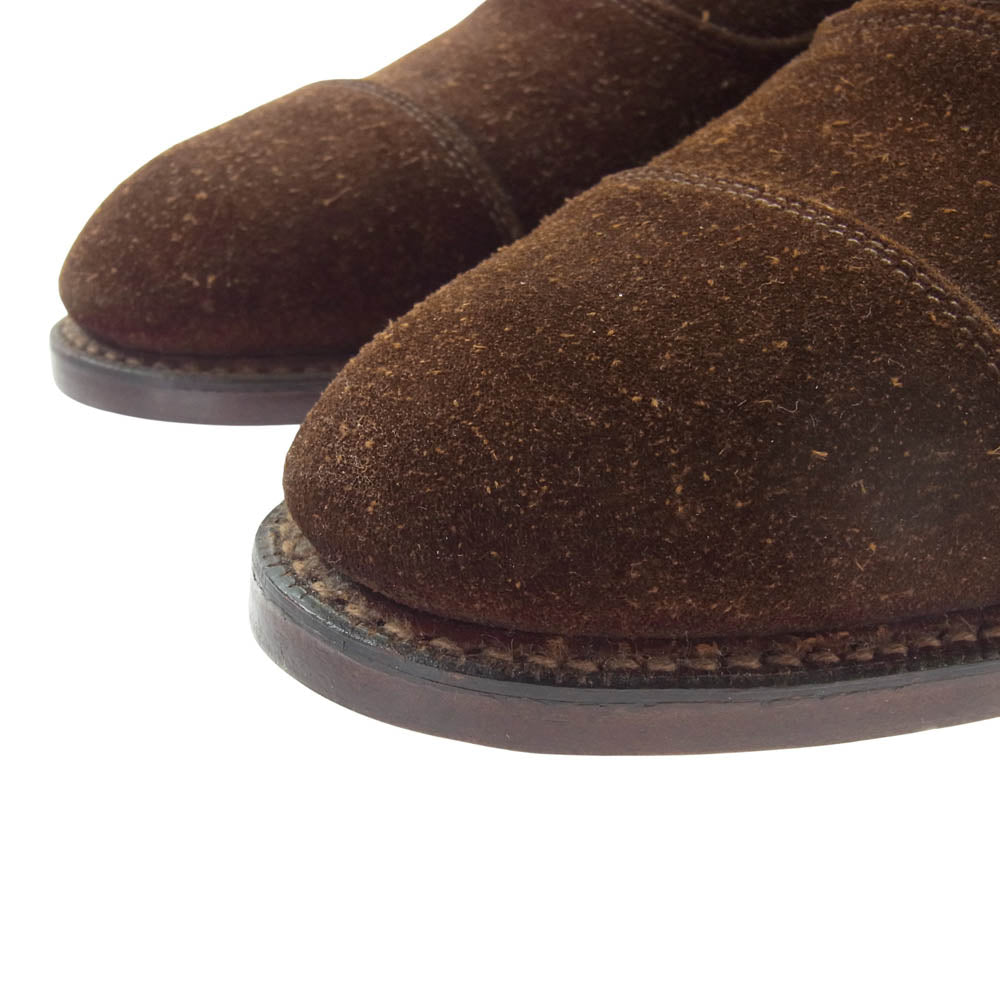 CHURCH'S チャーチ × YANAGIYA ヤナギヤ CONSUL コンサル ストレートチップ スエード レザーシューズ ブラウン系 7【中古】