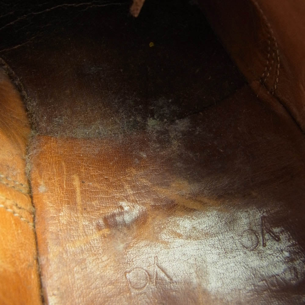 CHURCH'S チャーチ × YANAGIYA ヤナギヤ CONSUL コンサル ストレートチップ スエード レザーシューズ ブラウン系 7【中古】