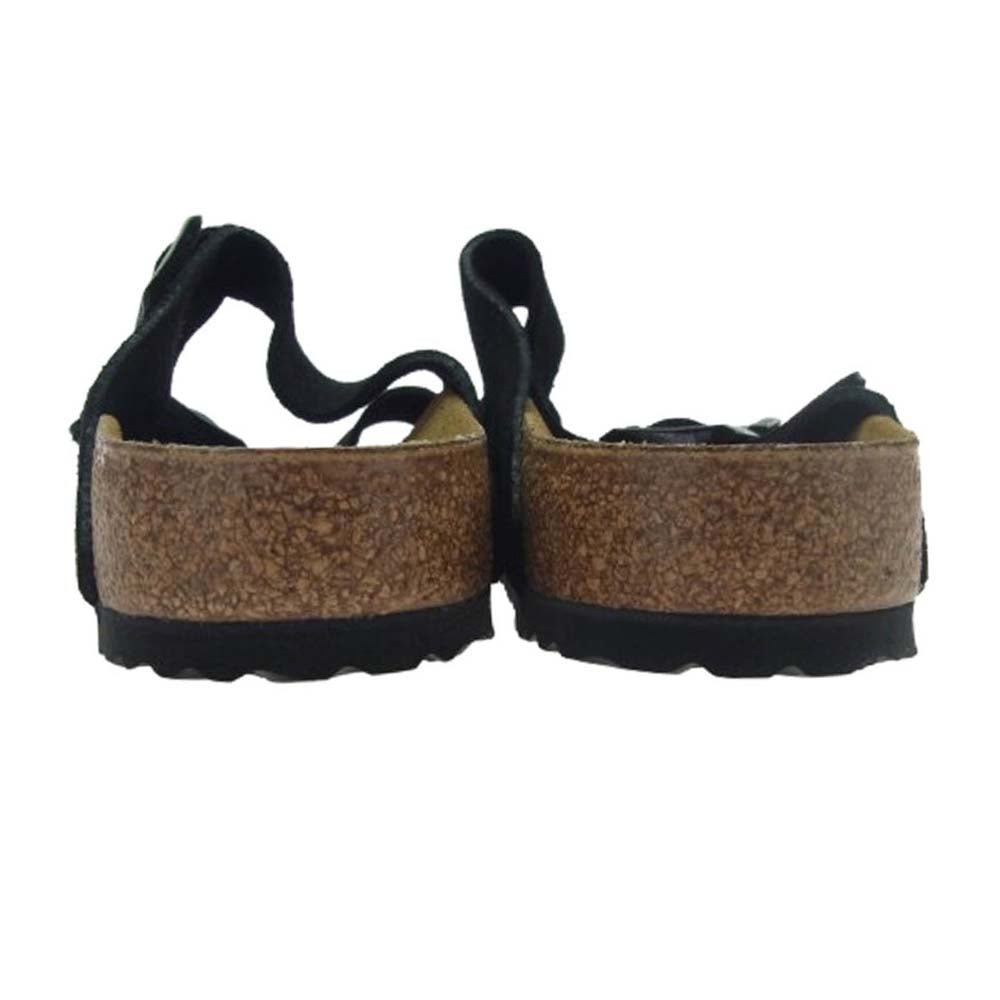 BIRKENSTOCK ビルケンシュトック 1027152 ARIZONA SUEDE LEATHER アリゾナ スエード レザーサンダル ブラック系 7【極上美品】【中古】