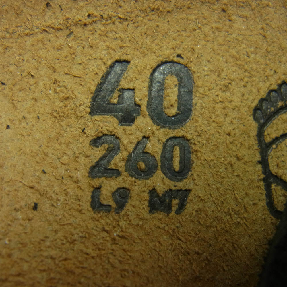 BIRKENSTOCK ビルケンシュトック 1027152 ARIZONA SUEDE LEATHER アリゾナ スエード レザーサンダル ブラック系 7【極上美品】【中古】