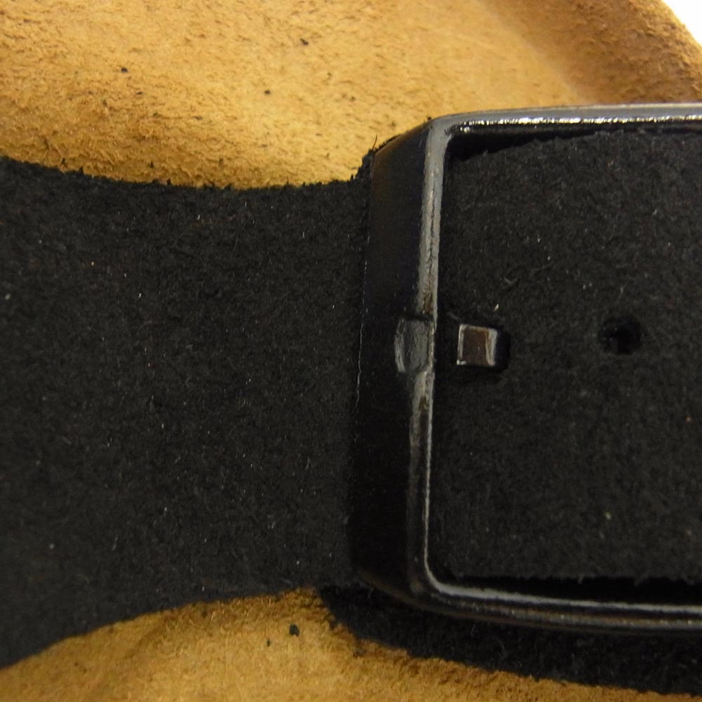 BIRKENSTOCK ビルケンシュトック 1027152 ARIZONA SUEDE LEATHER アリゾナ スエード レザーサンダル ブラック系 7【極上美品】【中古】