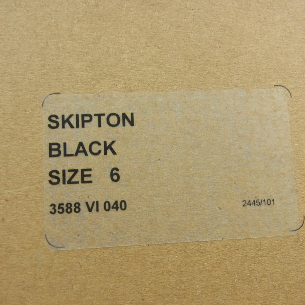 GEORGE COX ジョージコックス 3588 VI 040 SKIPTON スキップトン レザーシューズ インターレース クレープソール ラバーソール ブラック系 6【極上美品】【中古】